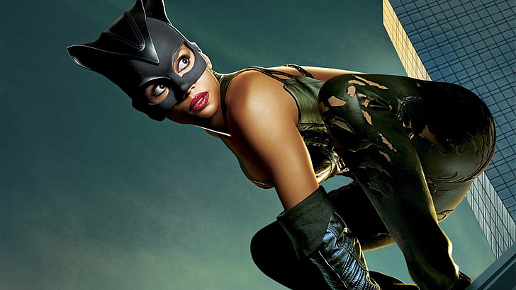 Batman, catwoman, halle berry, movies, Superheroines, one person, HD wallpaper