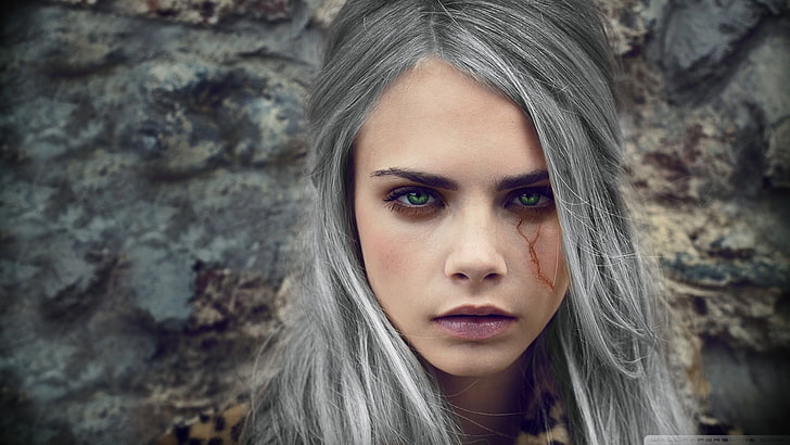 Cara Delevingne, cosplay, The Witcher 3: Wild Hunt, HD wallpaper