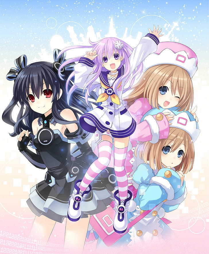 anime, Anime Girls, Hyperdimension Neptunia, Nepgear (Hyperdimension Neptunia), HD wallpaper