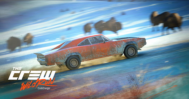 race cars dodge charger r t 1968 the crew wild run the crew, HD wallpaper
