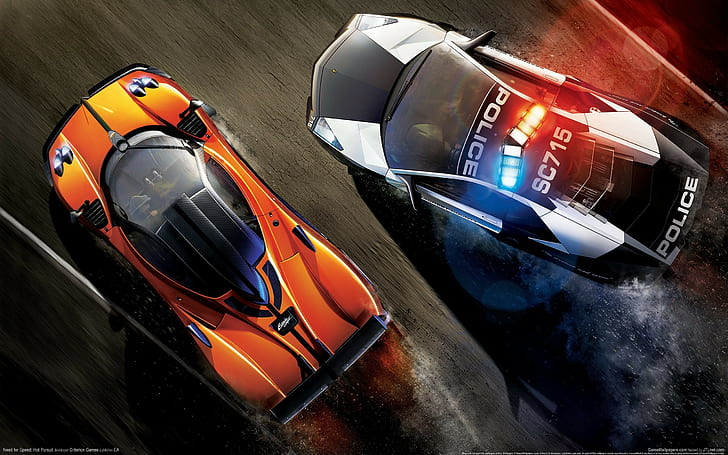 video games, Need for Speed, car, Lamborghini Aventador, Pagani Zonda Cinque, HD wallpaper