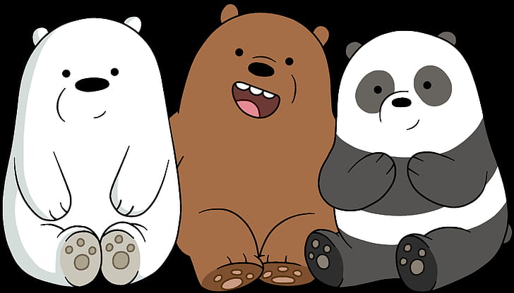 Bộ hình dán cute chủ đề ba chú gấu We Bare Bears siêu xinh, siêu dễ thương  trang trí sổ tay, dán máy tính, laptop | Lazada.vn