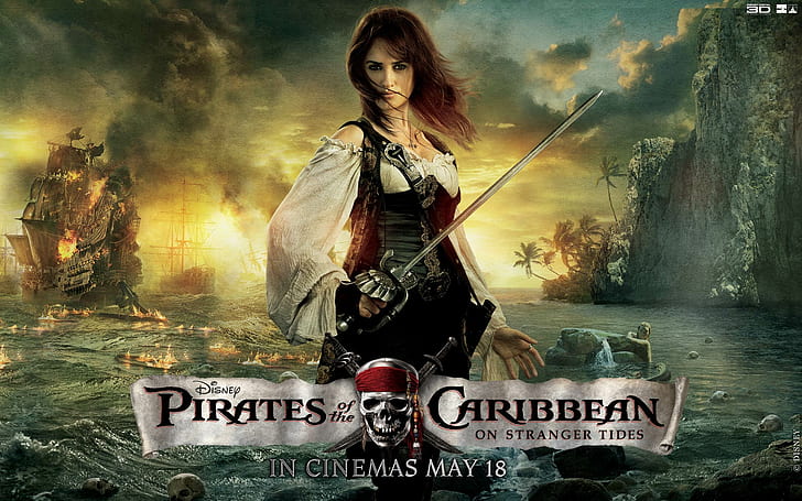 Penelope Cruz Pirates Of The Caribbean, HD wallpaper