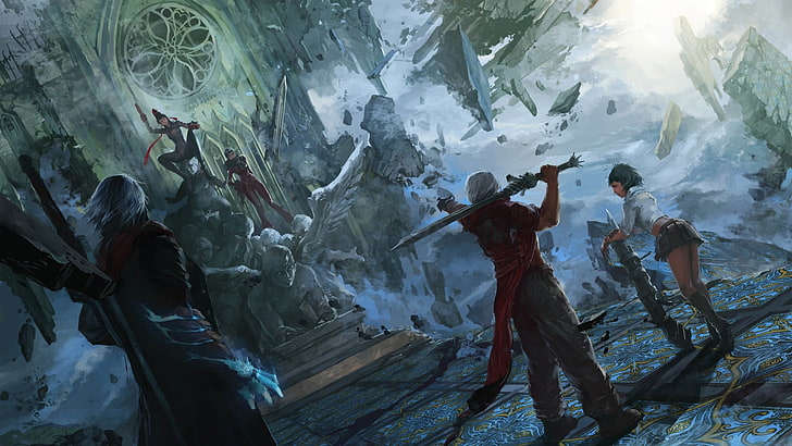 Lady Devil May Cry 1080p 2k 4k 5k Hd Wallpapers Free Download Wallpaper Flare