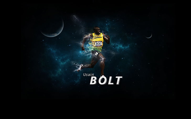 Usain Bolt Jamaica Sprint Sports HD Wallpaper 16, one person