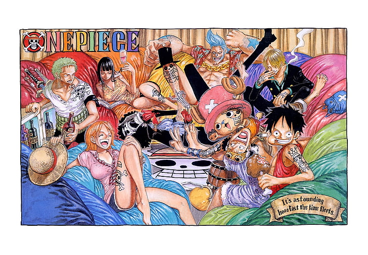One Piece, Tony Tony Chopper, Monkey D. Luffy, Nami, Usopp