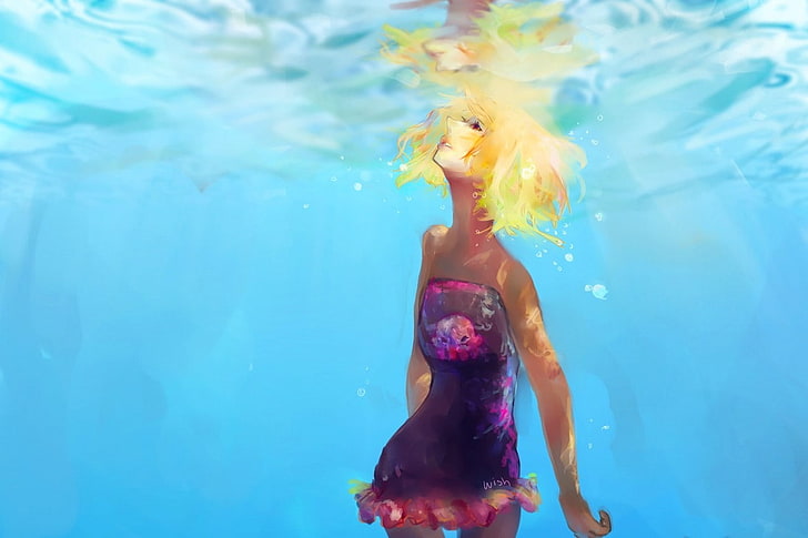 Homestuck, artwork, anime, real people, water, one person, lifestyles