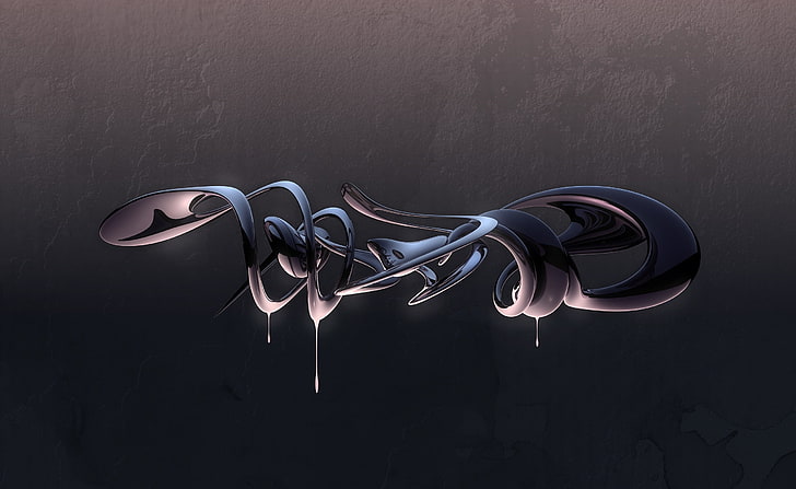 Melting, black drip art, Artistic, Abstract, no people, indoors