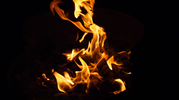 briquet, briquette, fire, flames, burning, fire - natural phenomenon, HD wallpaper