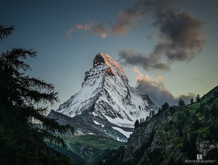 nature, landscape, mountains, Matterhorn, Switzerland