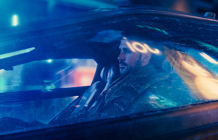 2017 Ryan Gosling Blade Runner 2049, car, mode of transportation, HD wallpaper