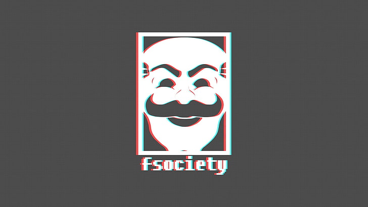 Fsociety clip art, Mr. Robot, simple, no people, communication, HD wallpaper