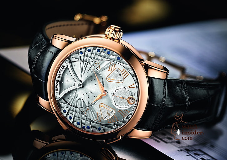 watch, luxury watches, Ulysse Nardin, time, wristwatch, clock, HD wallpaper