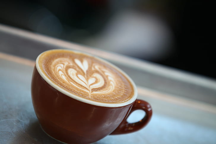 heart-shaped latte coffee art, seattle, seattle, Latte Art, Art World, HD wallpaper