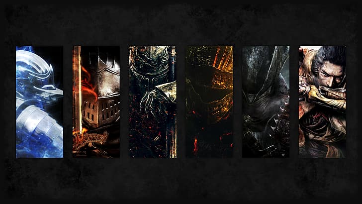 Dark Souls, Dark Souls II, dark souls 3, Bloodborne, Sekiro: Shadows Die Twice, HD wallpaper