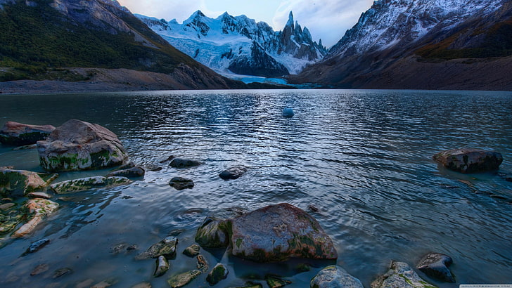 mount scenery, andes, santa cruz, los glaciares national park, HD wallpaper