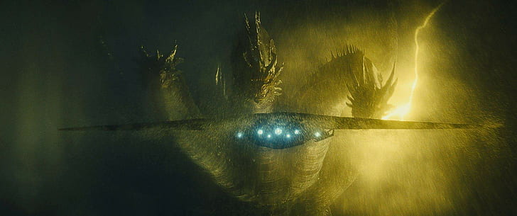 Godzilla: King of the Monsters, King Ghidorah, kaiju, HD wallpaper
