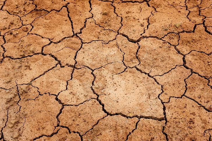 cracked, earth, nature, drought, ground, dehydrated