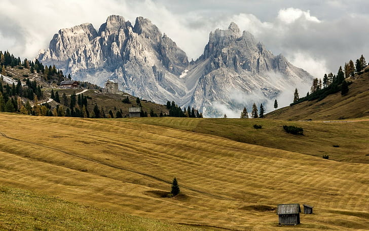 Trentino-alto adige, South tyrol, Italy, mountain, scenics - nature, HD wallpaper