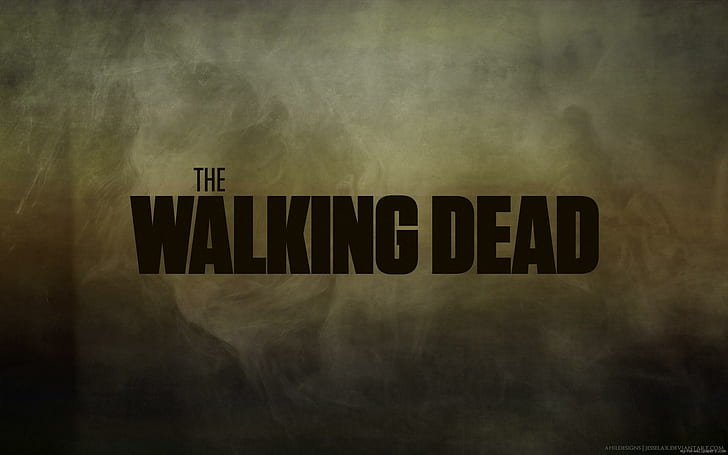 The Walking Dead Logo, the walking dead poster, series, movie, HD wallpaper