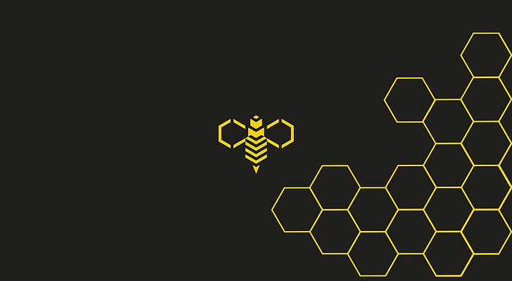 Killer Bees, Games, Poker, no people, hexagon, cut out, pattern, HD wallpaper