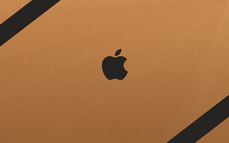 Apple logo, mac, hi-tech, bird, vertebrate, silhouette, animal, HD wallpaper