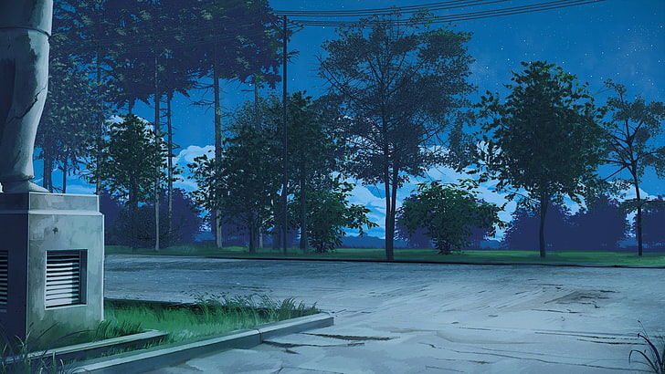 HD wallpaper: ArseniXC, Everlasting Summer, anime, tree, plant, nature ...