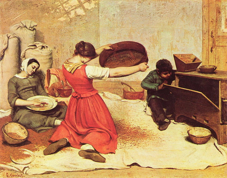 Classic Art, Gustave Courbet, HD wallpaper