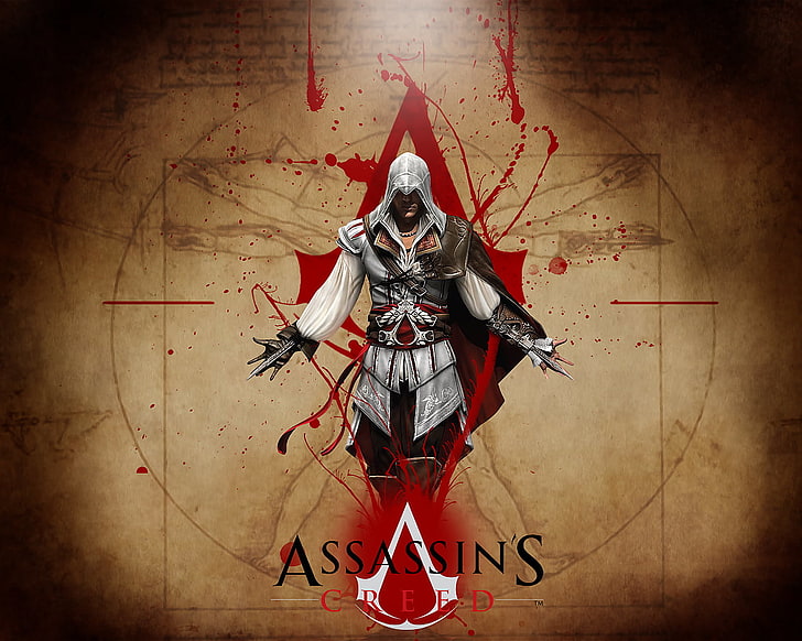 Assassin's Creed poster, video games, Ezio Auditore da Firenze, HD wallpaper