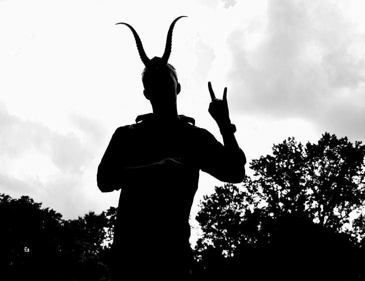 cosplay, Dark, Evil, fetish, horns, occult, Satan, Satanic, HD wallpaper