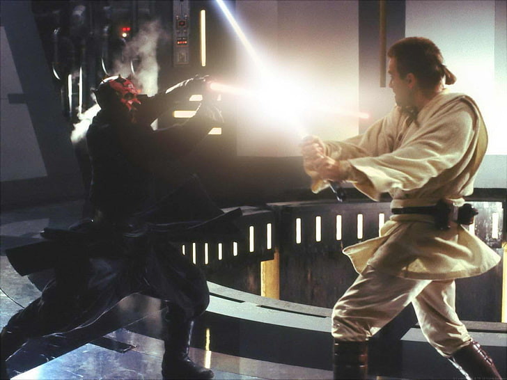 Star Wars Darth Maul digital wallpaper, Obi-Wan Kenobi, arts culture and entertainment