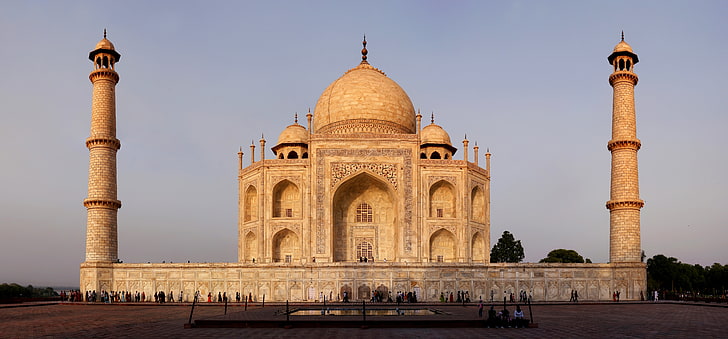 Taj Mahal, India, monument, marble, architecture, Agra, Yamuna, HD wallpaper