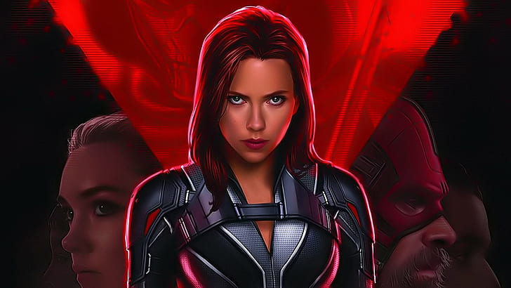 Black Widow, Marvel Cinematic Universe, Marvel Comics, Scarlett Johansson, HD wallpaper