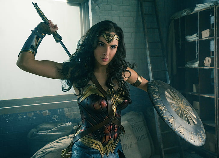 movies, Wonder Woman, Gal Gadot, 4K, women, HD wallpaper