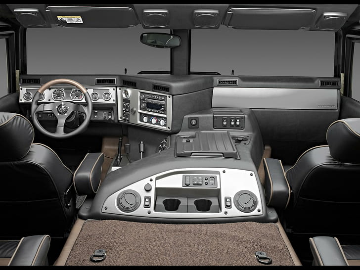 Hummer H1 Interior HD, type ac motorhome interior, cars, HD wallpaper