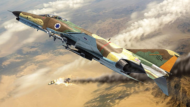 double, The MiG-21, Israeli air force, McDonnell Douglas F-4 Phantom II, HD wallpaper