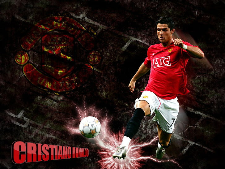 Cristiano Ronaldo Manchester United Picture, celebrity, celebrities, HD wallpaper