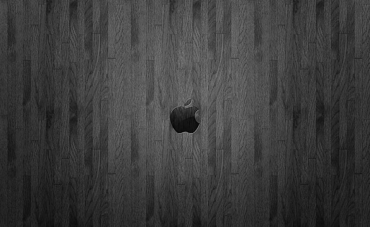 Think Different Apple Mac 60, Apple logo, Computers, wood - material
