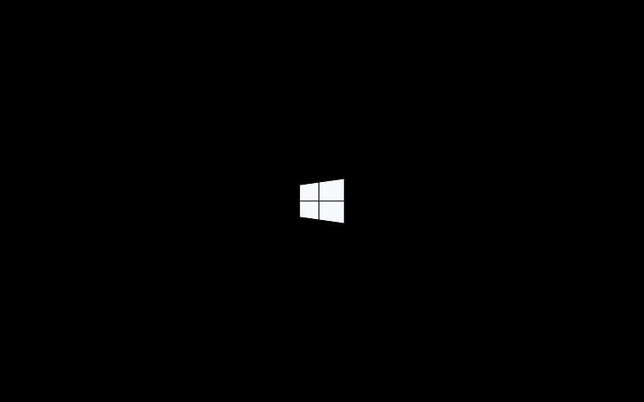 logo, operating systems, Microsoft Windows, Windows 10, minimalism HD wallpaper