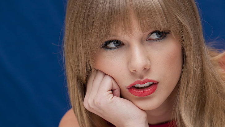 Taylor Swift, singer, women, hair, portrait, beauty, headshot, HD wallpaper