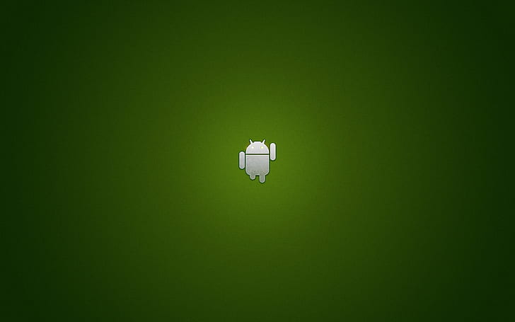 Just Android, android logo, background, green, walpaper, image