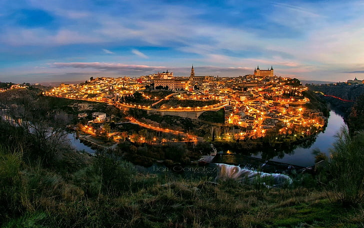 Towns, Toledo, Spain, HD wallpaper