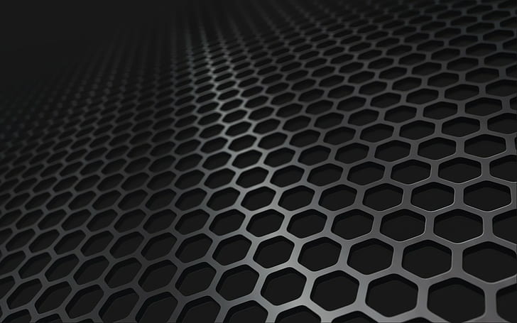 hexagon solaris, pattern, backgrounds, metal, grid, close-up, HD wallpaper