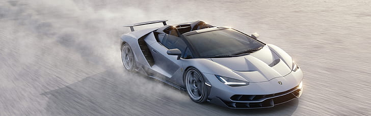 Luxury supercar, Lamborghini Centenario Roadster, HD wallpaper