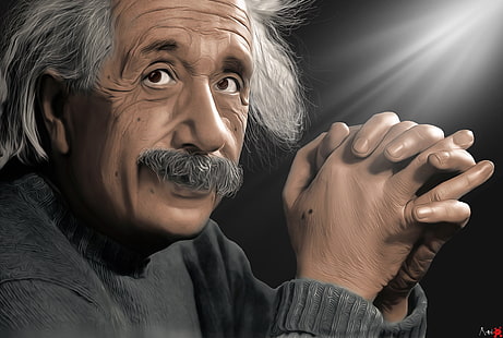 HD wallpaper: Albert Einstein, digital | Wallpaper Flare