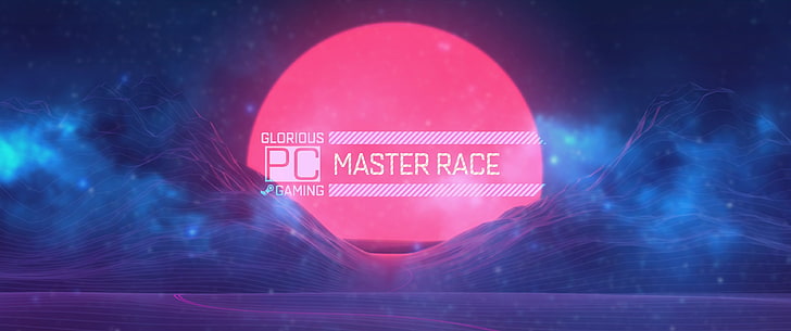 PC Master Race advertisement flyer, communication, technology