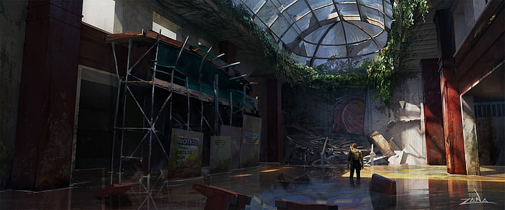 The Last of Us, concept art, video games, apocalyptic, architecture, HD wallpaper