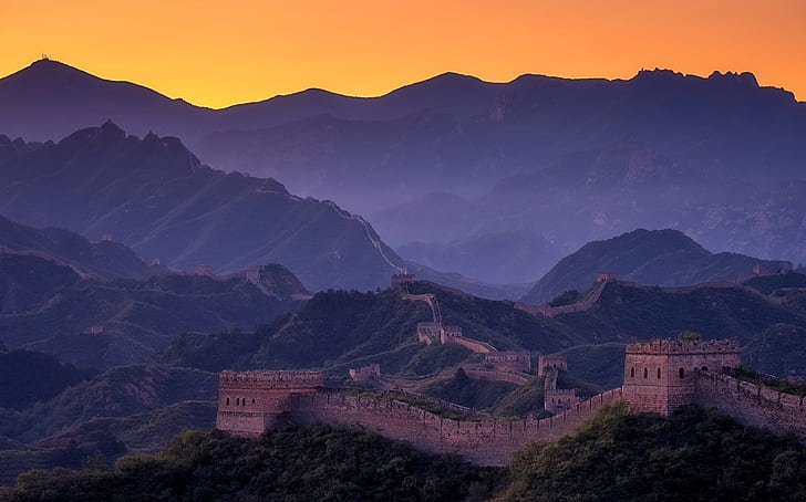 mountains, China, The Great Wall Of China, HD wallpaper