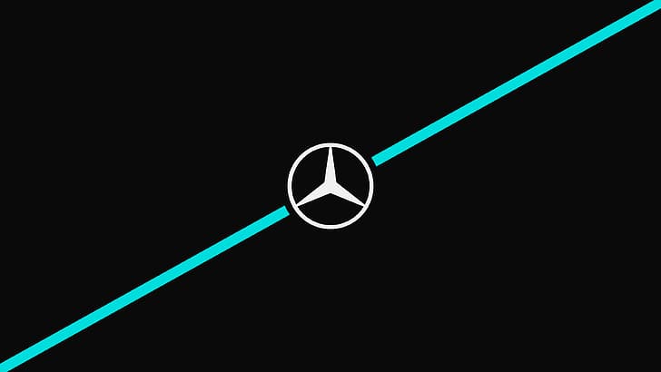 Formula 1, F12021, Mercedes F1, minimalism, HD wallpaper