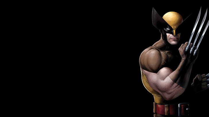 Wolverine X-Men Black HD, cartoon/comic, HD wallpaper